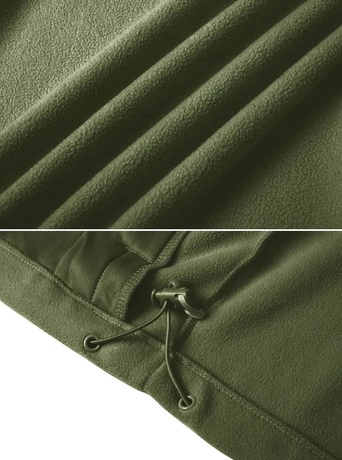 TACVASEN Men's Windproof Fleece Jacket with Pockets ATHLEXES
