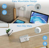 TESSAN Ultra Thin 6-in-1 Power Strip with USB Ports ATHLEXES