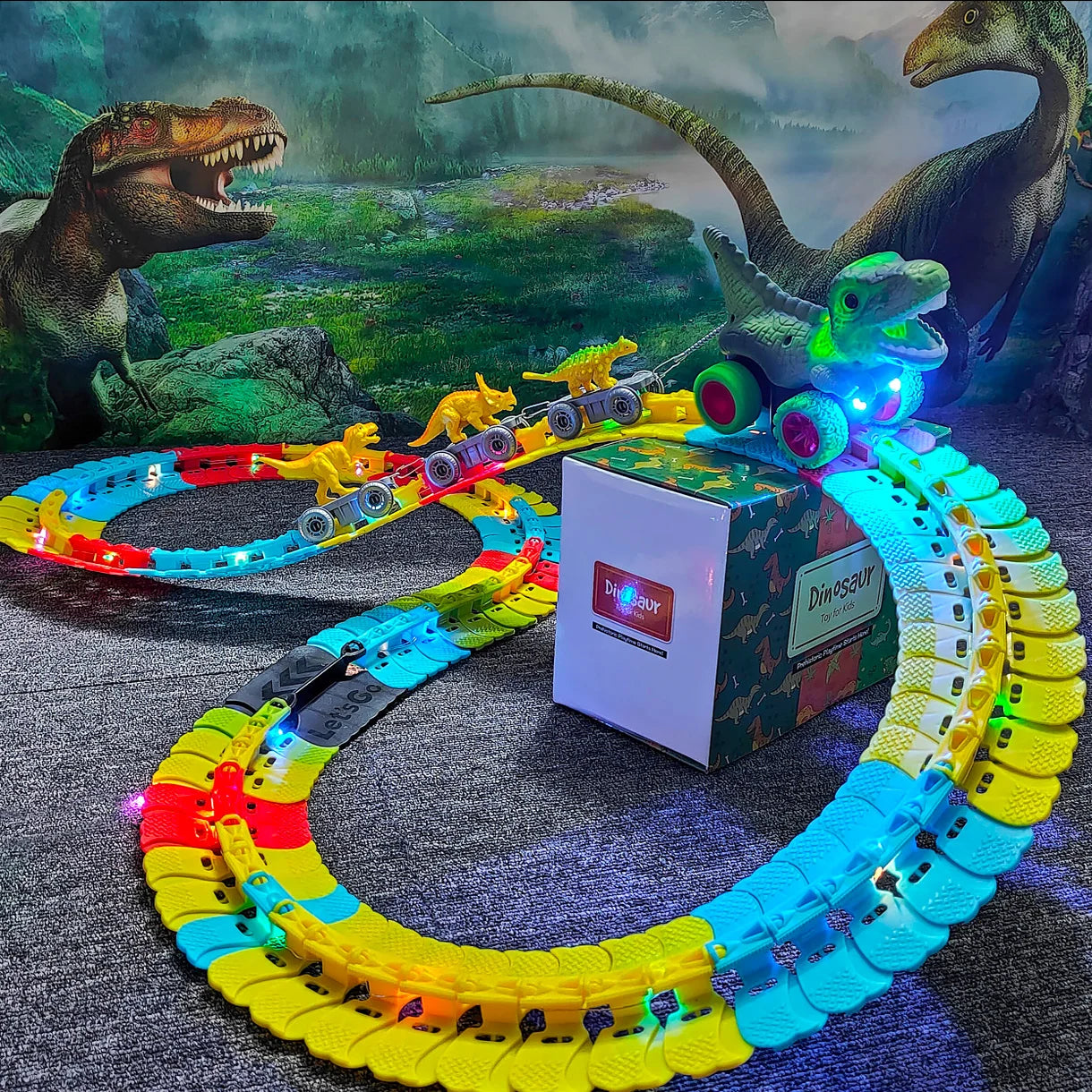 DinoTrack Flexi Race Set for Boys' Adventure ATHLEXES