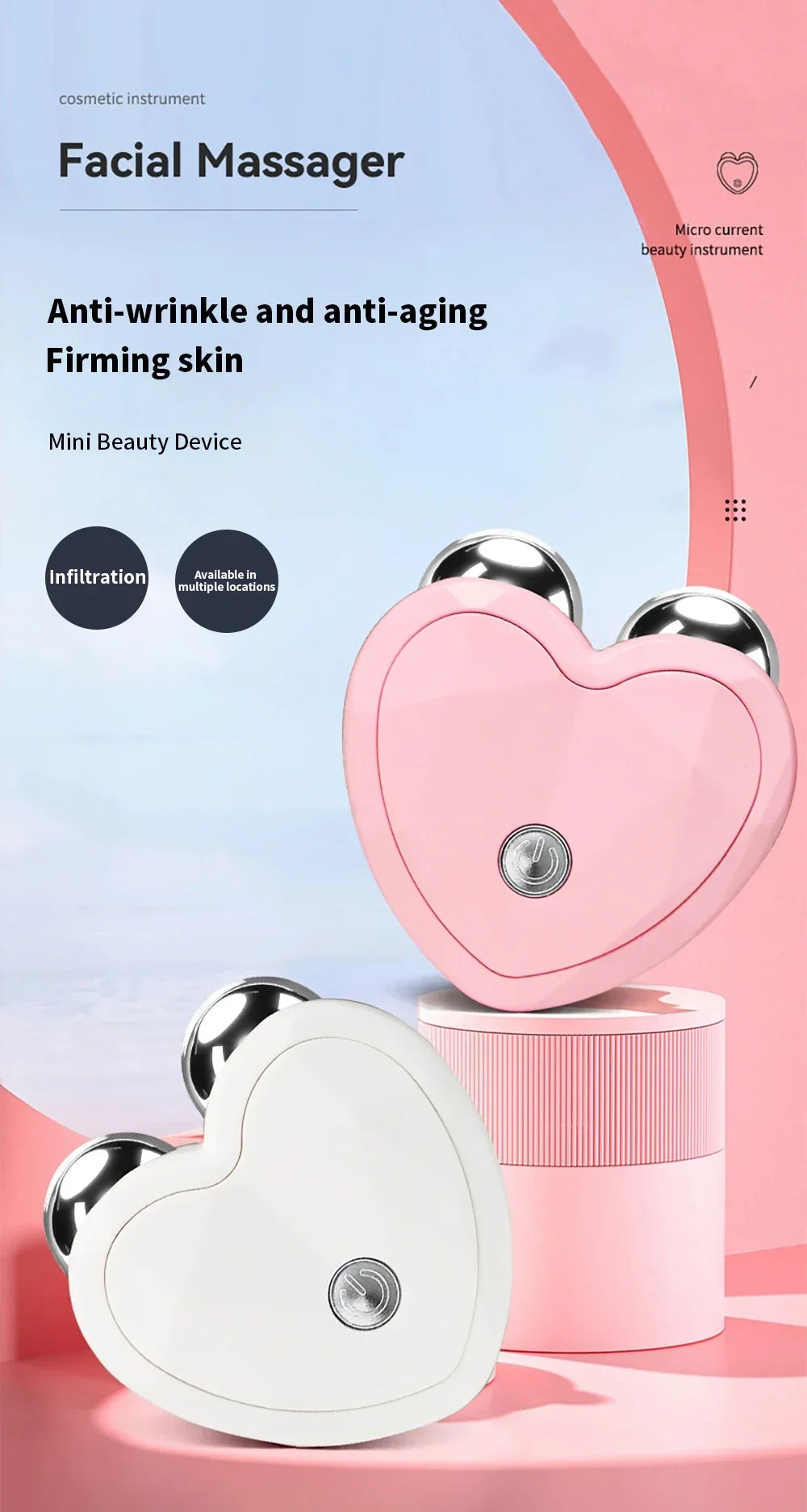 KemoKo Microcurrent Face Lifting Massager ATHLEXES