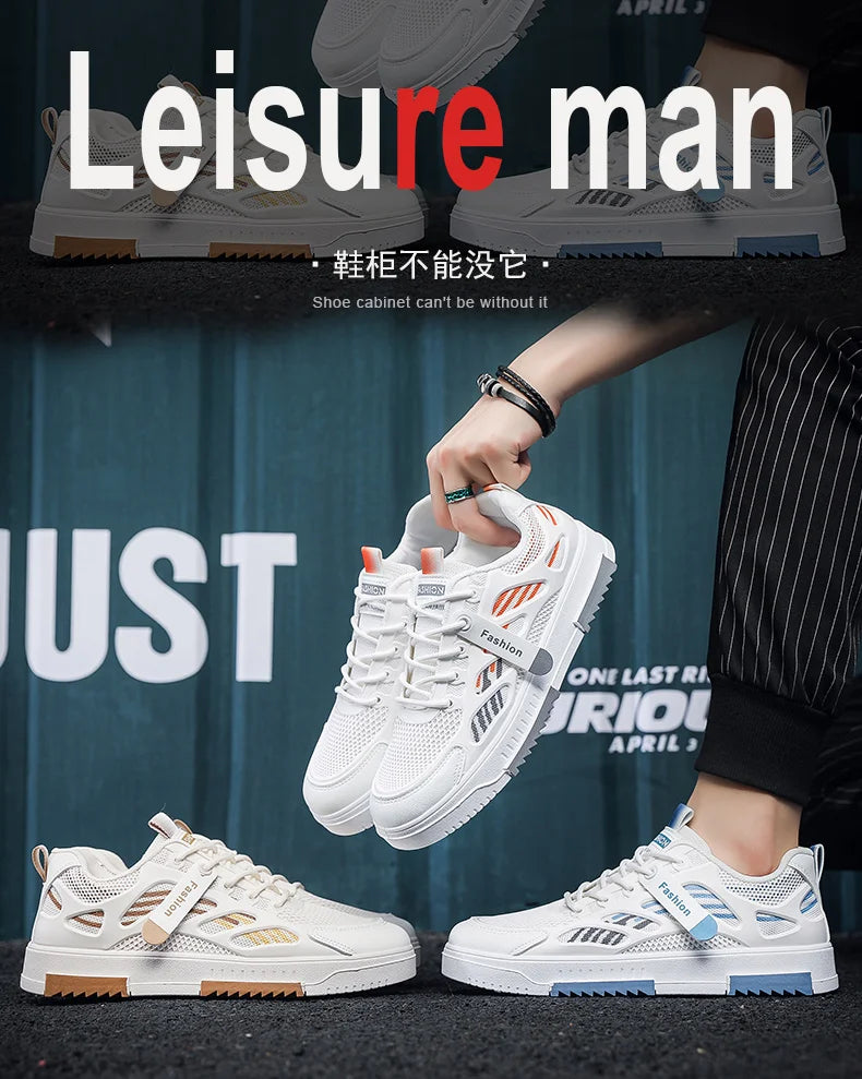 BreezeWalk Men's Summer Mesh Casual Shoes ATHLEXES