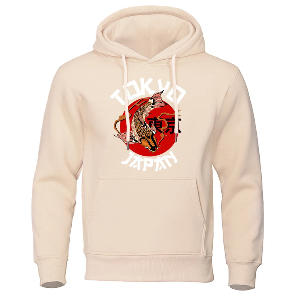 Koi Artistry Fleece Hoodie for Men ATHLEXES