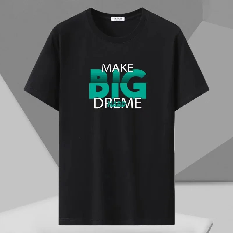 Plus Size Men's Cotton Printed Tee 7XL Oversized Top ATHLEXES