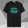 Plus Size Men's Cotton Printed Tee 7XL Oversized Top ATHLEXES