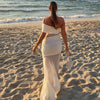 Chic Off-Shoulder Mesh Maxi Dress for Women ATHLEXES