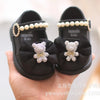 Princess Bow Leather Sneakers for Tiny Trendsetters ATHLEXES
