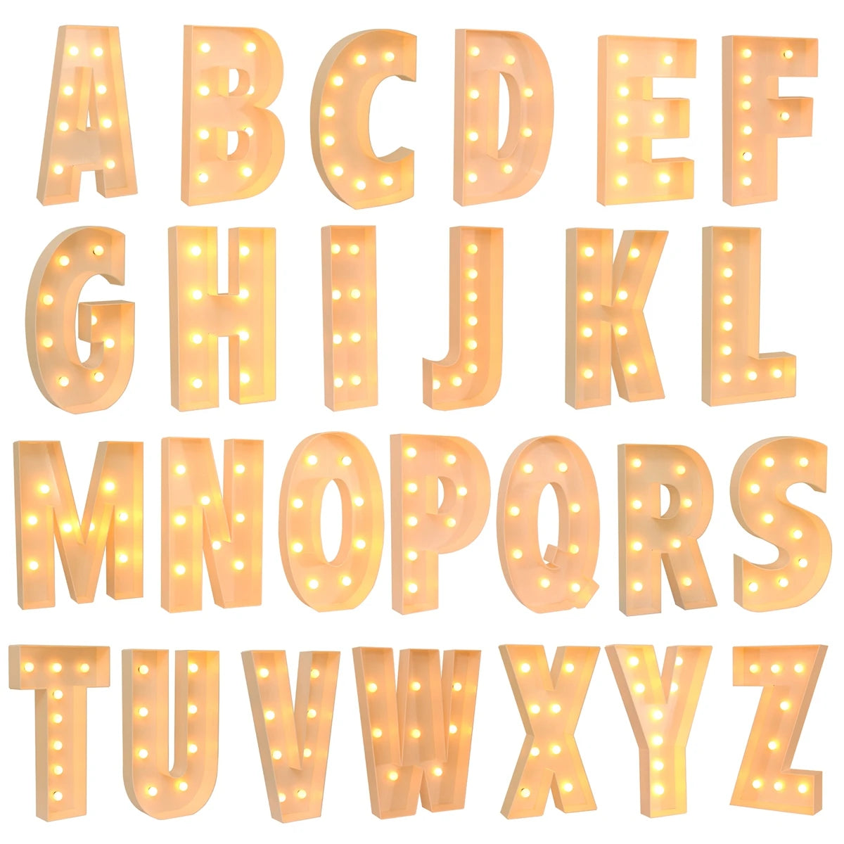 Giant LED Letter Light Box for Events & Decor ATHLEXES