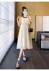 Chic Summer Maternity A-Line Midi Dress ATHLEXES