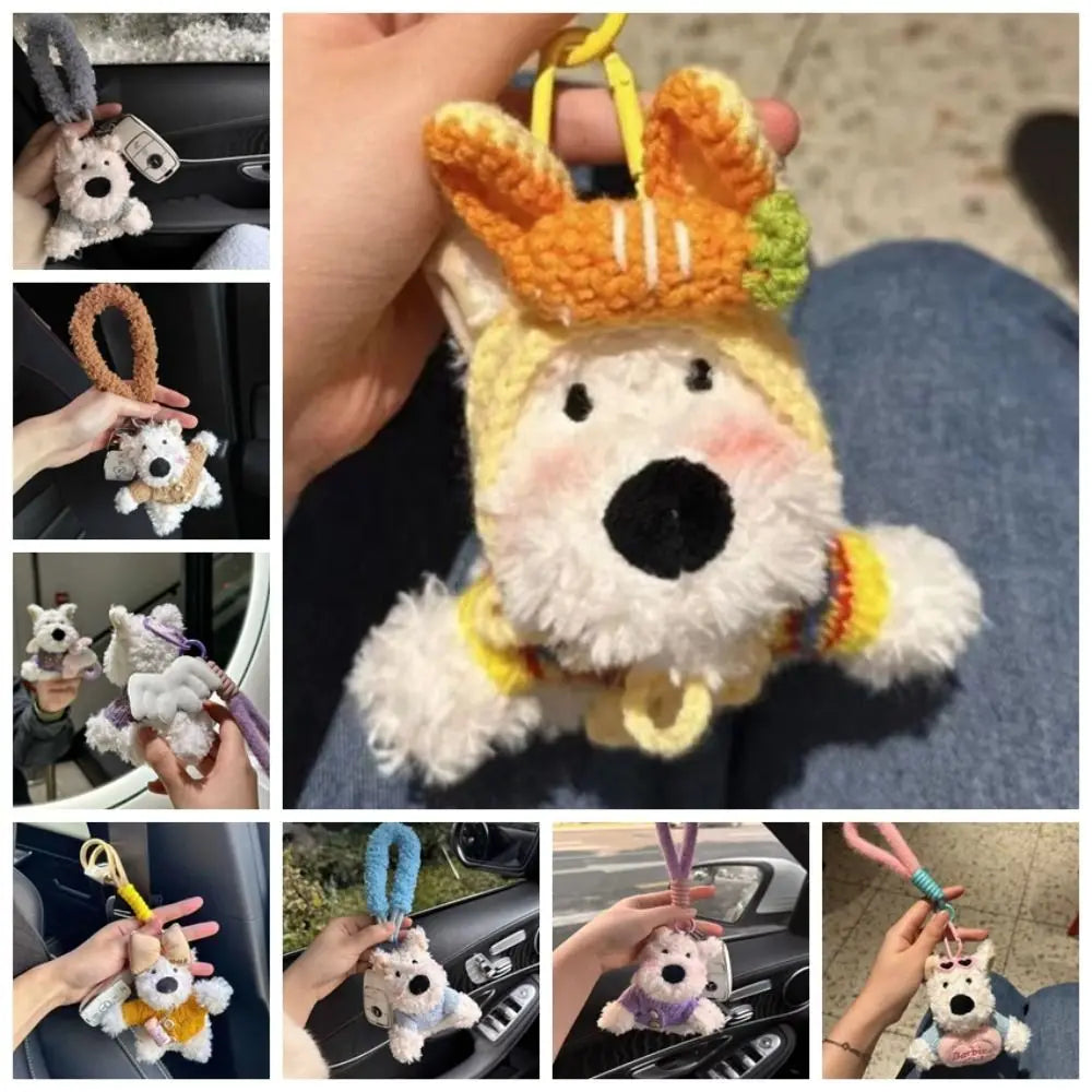 Westie Plush Keychain Pendant for Trendy Style ATHLEXES