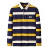 Elegant Stripe Embroidered Polo Shirt for Men ATHLEXES