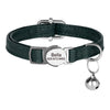 Engraved Luxury PU Leather Cat Collar ATHLEXES