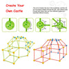 Creative Kids Fort Building Blocks Tent Brick Kit for DIY Fun ATHLEXES