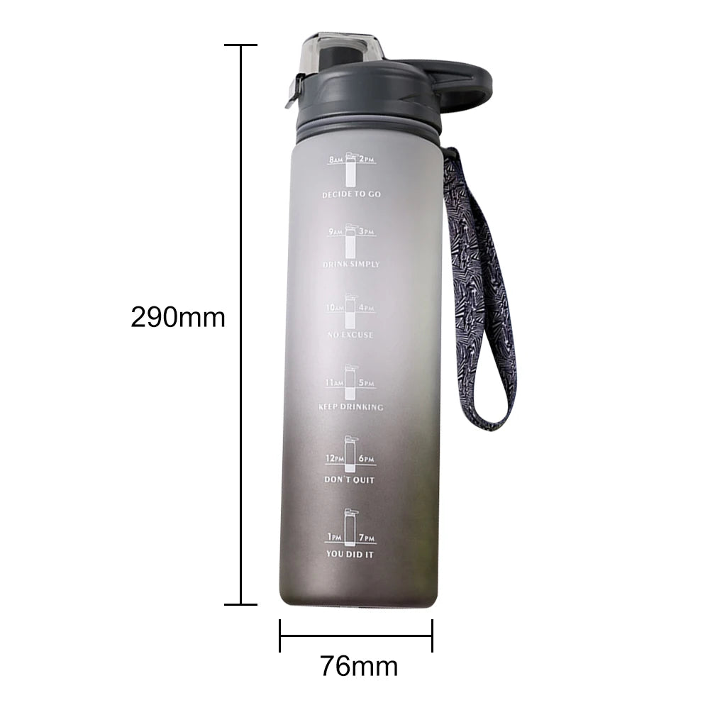 HydraMark 1L Gradient Time-Marker Water Bottle ATHLEXES