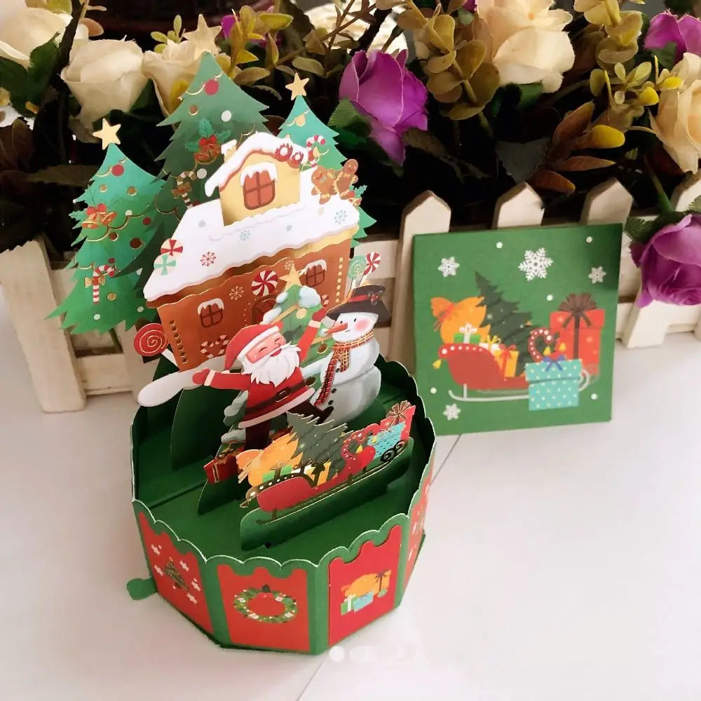 Enchanting 3D Pop Up Holiday Greeting Cards Collection ATHLEXES