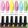 NailArt Pro 6pc UV Gel Polish Kit for Manicure ATHLEXES