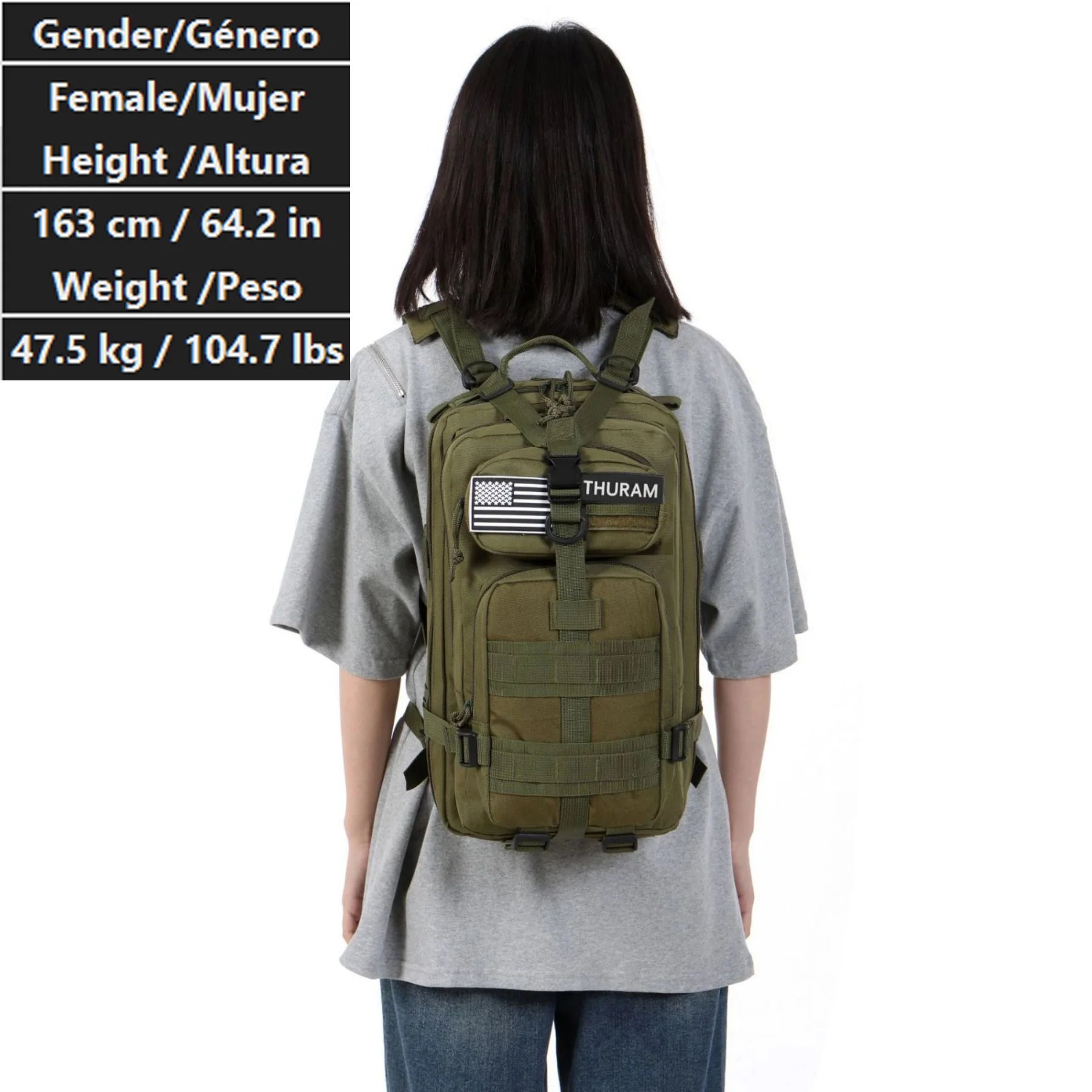 30L/50L 1000D Nylon Waterproof Trekking Bag Backpack ATHLEXES