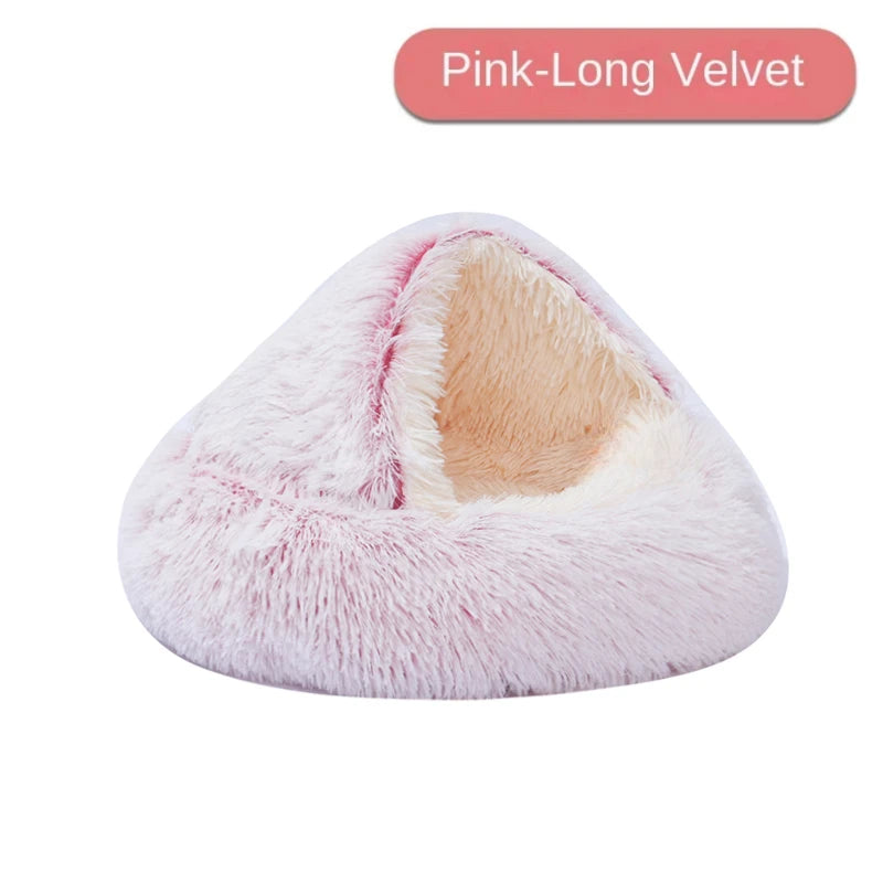 CozyNest 2-in-1 Plush Pet Cat Bed & Cushion for Dogs and Cats ATHLEXES