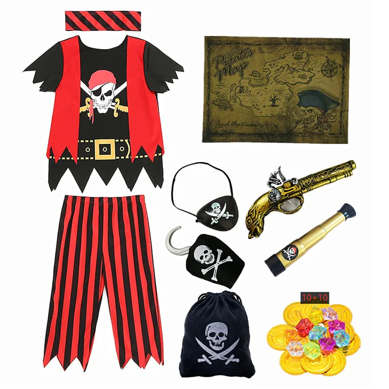 Captain Jack Pirate Adventure Dress-Up Set for Kids ATHLEXES