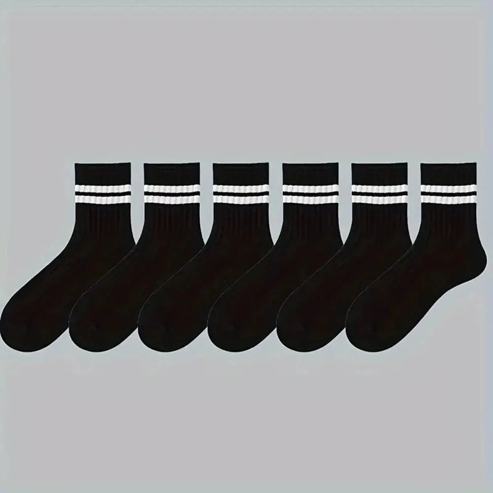 Premium Men's Striped Casual Socks Set ATHLEXES