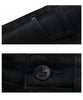 Classic Black Biker Stretch Denim Trousers ATHLEXES
