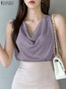 SilkCowl Elegant Satin Tank Top for Women ATHLEXES