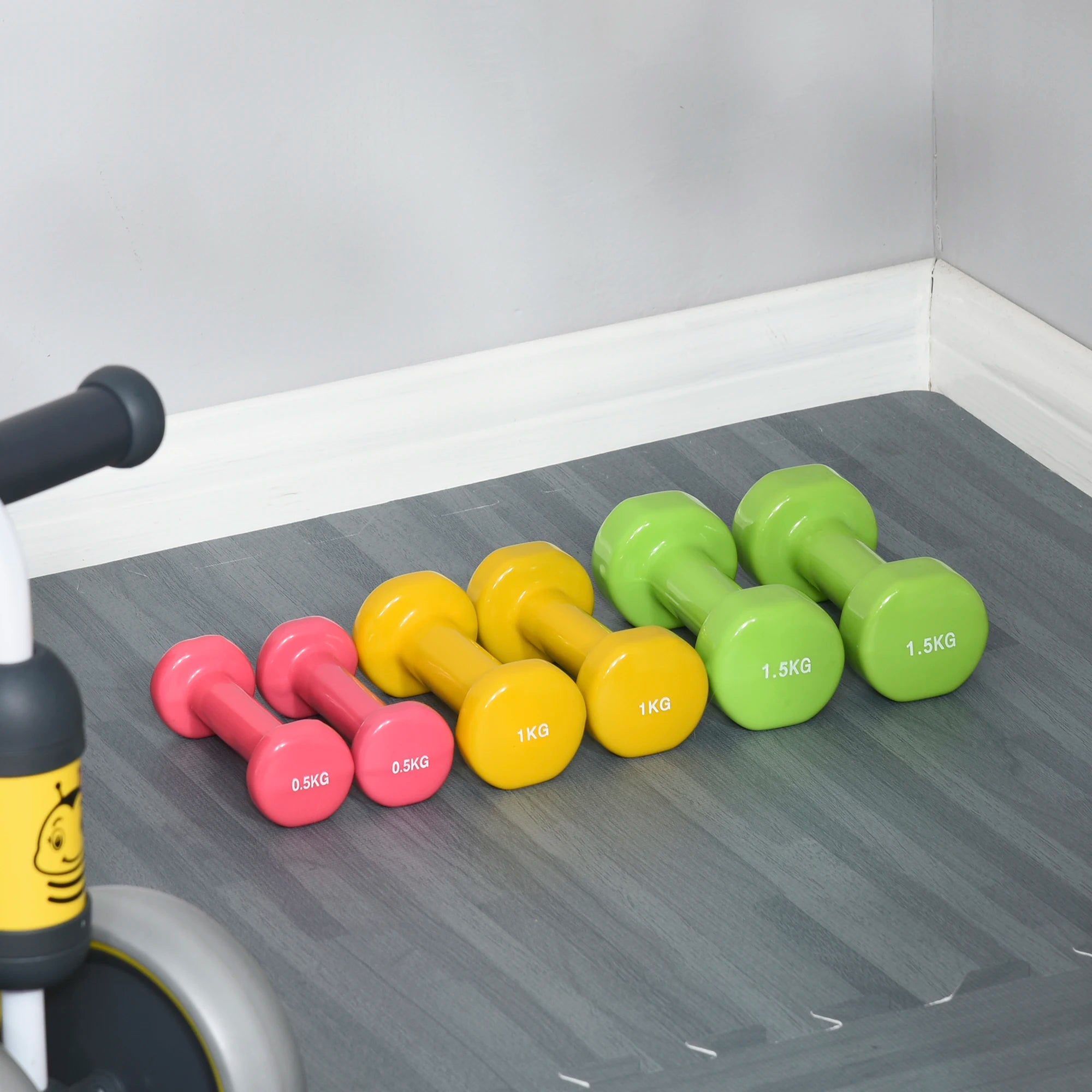 HOMCOM Compact Dumbbell Set with Carry Case ATHLEXES