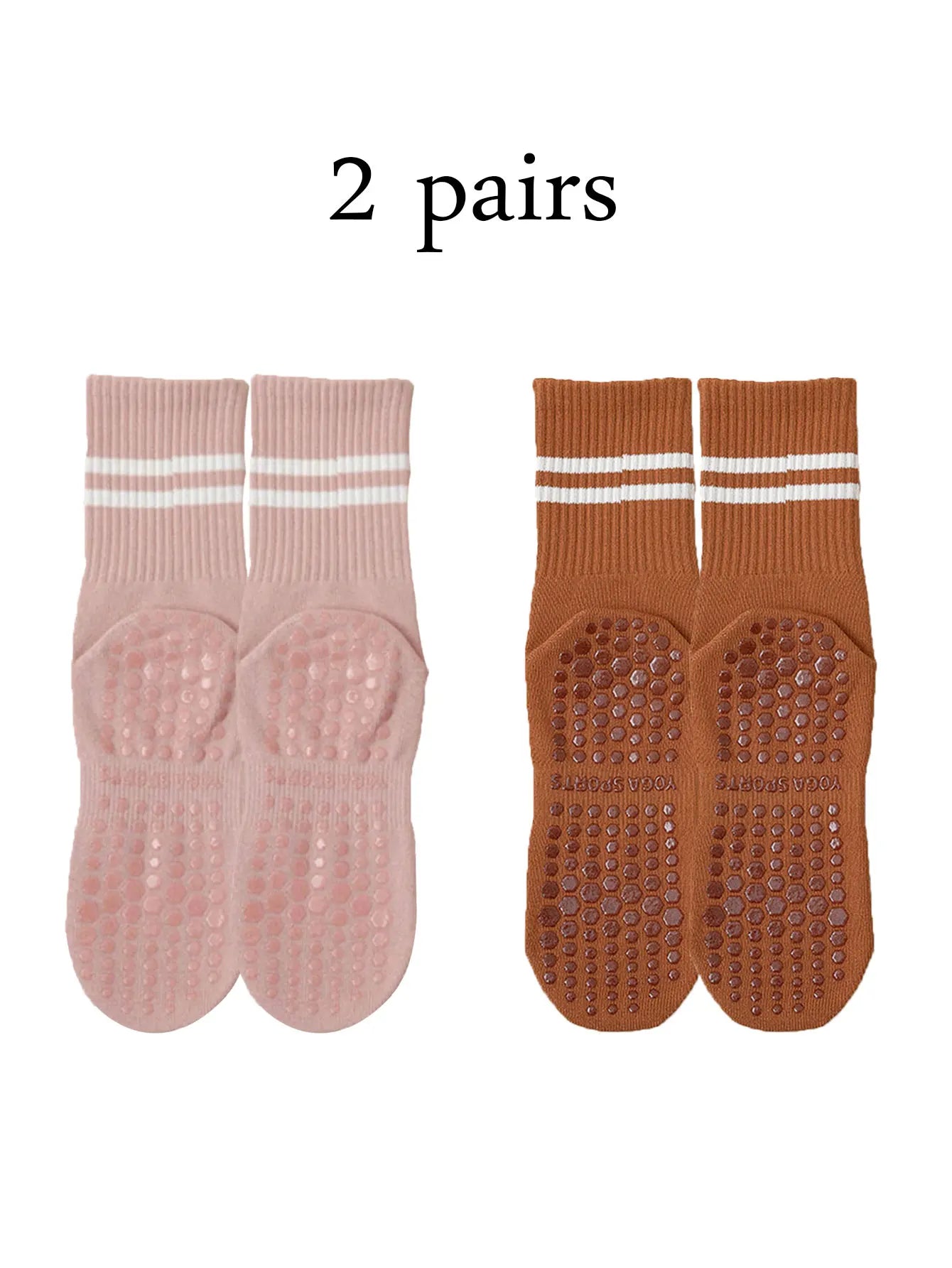 GripFit Non Slip Pilates Socks for Women ATHLEXES