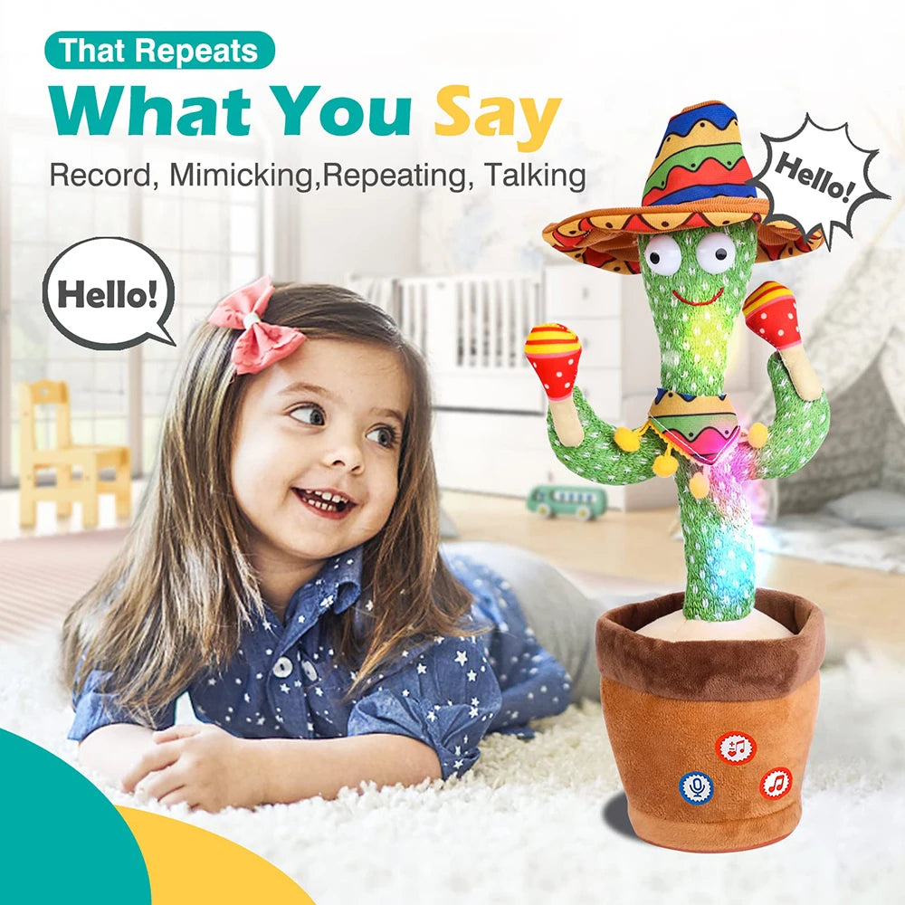 Dancing TalkBack Cactus Toy for Kids ATHLEXES