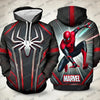 SpiderMan & Captain America 3D Print Oversized Hoodie ATHLEXES
