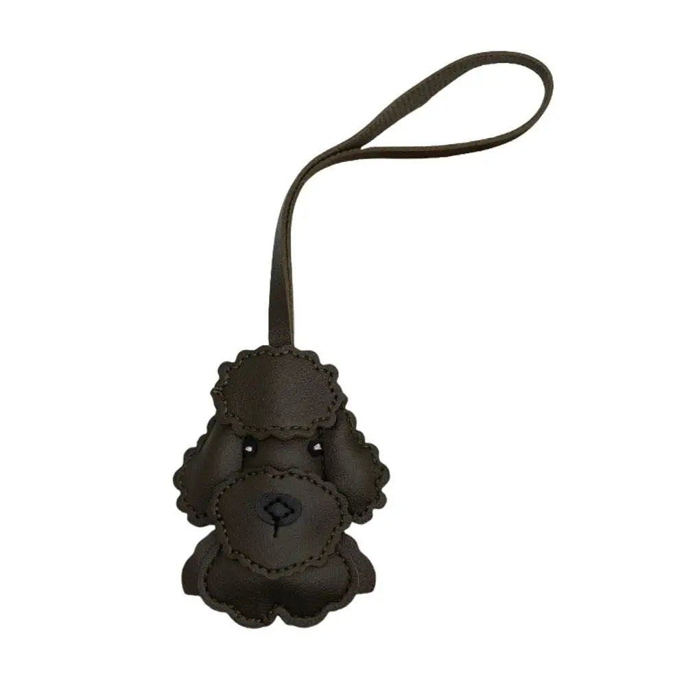 Cute Puppy PU Leather Key Ring Pendant ATHLEXES