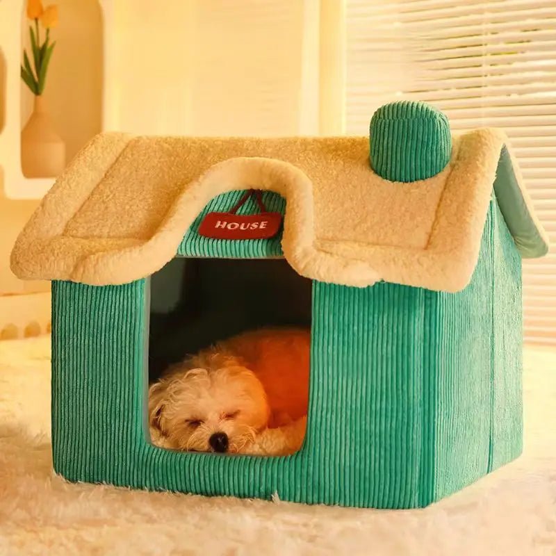 FurHaven Plush Foldable Pet House ATHLEXES