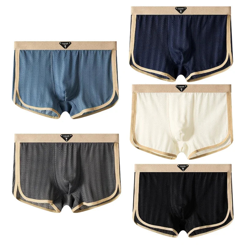 CoolComfort Menâ??s Ice Silk Boxer Shorts ATHLEXES