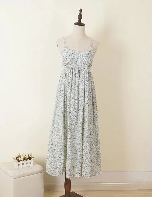 Floral Summer Maxi Halter Dress ATHLEXES