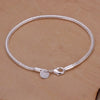 Elegant 3MM Sterling Silver Snake Chain Bracelet ATHLEXES