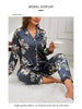 Autumn Pajama Women Silk Satin Set ATHLEXES
