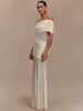 Chic Off-Shoulder Mesh Maxi Dress for Women ATHLEXES