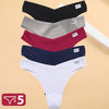 5PCS/Set Cotton Lingerie Panties Sexy Underwear Women Briefs ATHLEXES