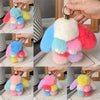 Chic 15cm Rabbit Fur Keychain for Bags & Gifts ATHLEXES