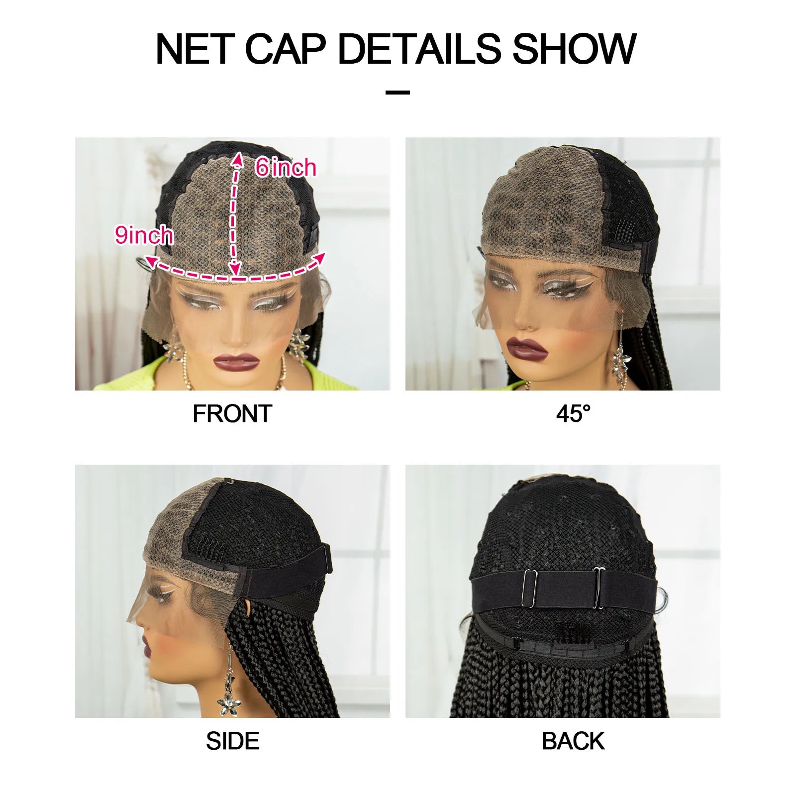 Radiant 36-Inch Micro Braided Lace Front Wig ATHLEXES