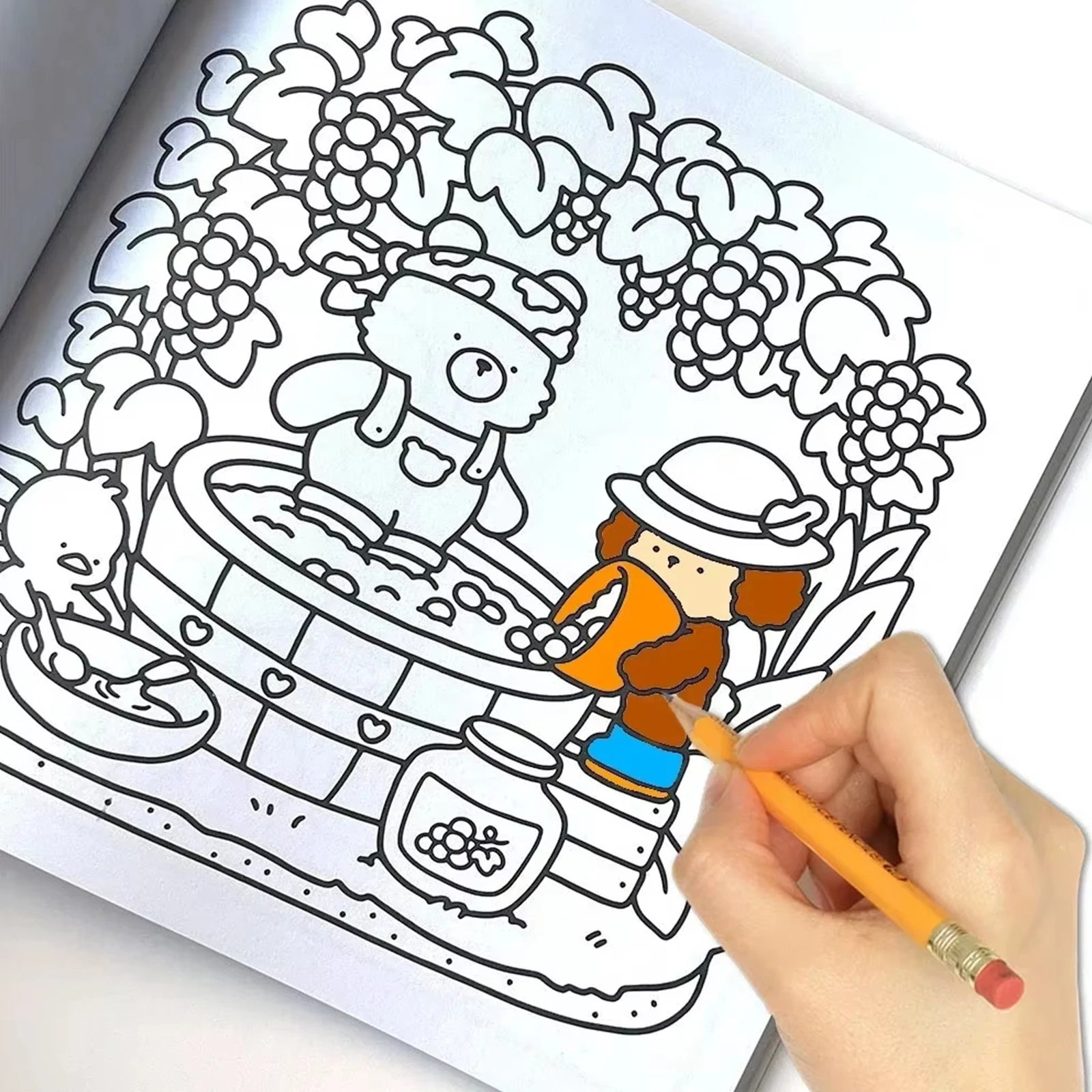 Hygge Creatures Coloring Book for Relaxation ATHLEXES