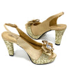 Royal Blue Elegance: Venus Chan Heel & Bag Set ATHLEXES