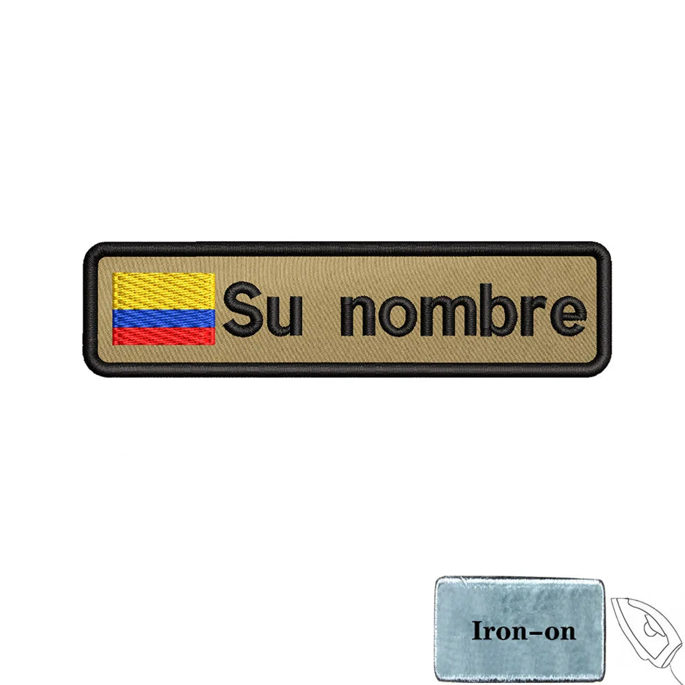 Custom 10cm Flag Patch Badge - Iron On or Hook Loop ATHLEXES