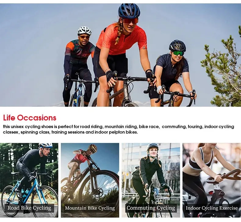 Men's Cleatless Cycling Shoes for MTB and Road Biking ATHLEXES