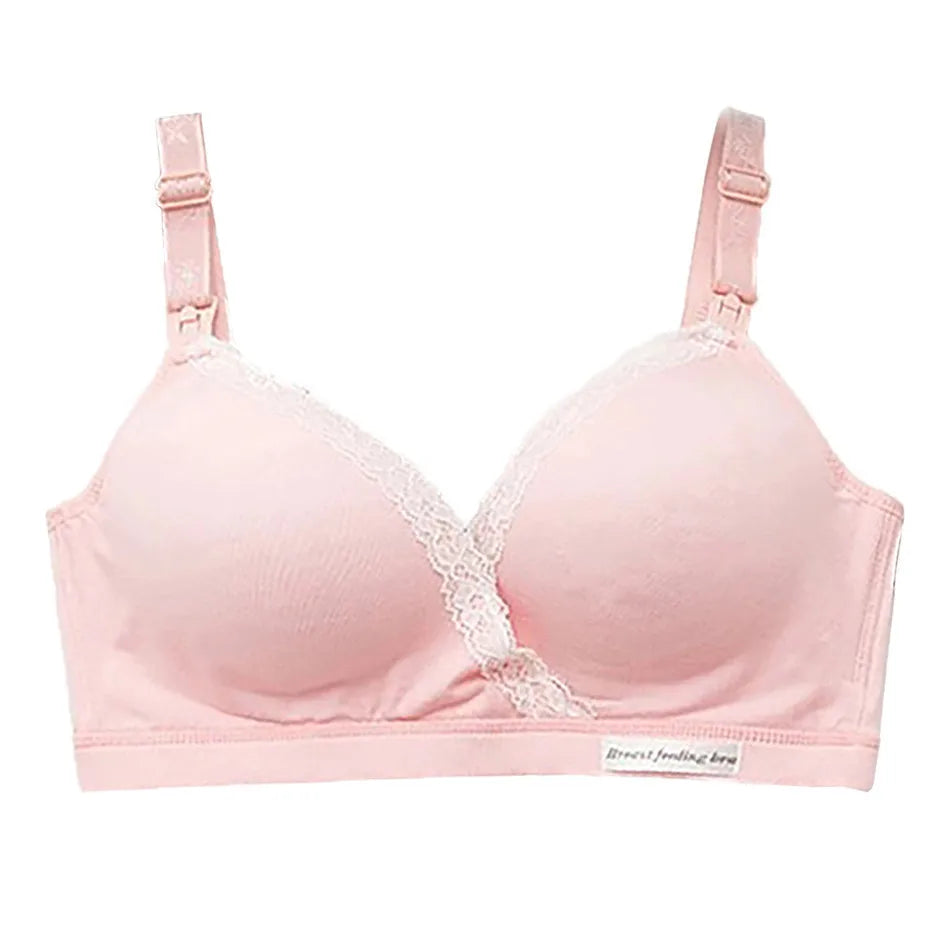 LuxeComfort Maternity Nursing Lace Bralette ATHLEXES
