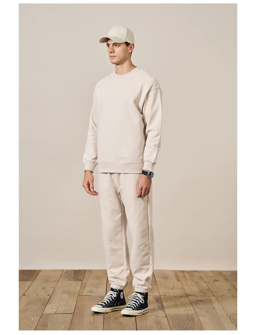 SIMWOOD Oversized Minimalist Menâ??s Sweatshirt SI980547 ATHLEXES
