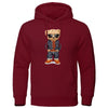 Cozy Teddy Bear Print Hoodie for Men ATHLEXES