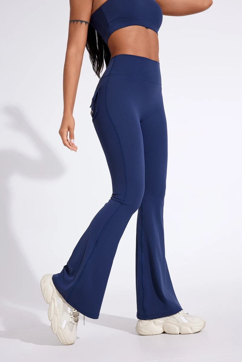JoyFit High Waisted Bell Bottom Yoga Pants ATHLEXES