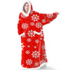 CozySleeve Oversized Flannel Hoodie Blanket for All Seasons ATHLEXES