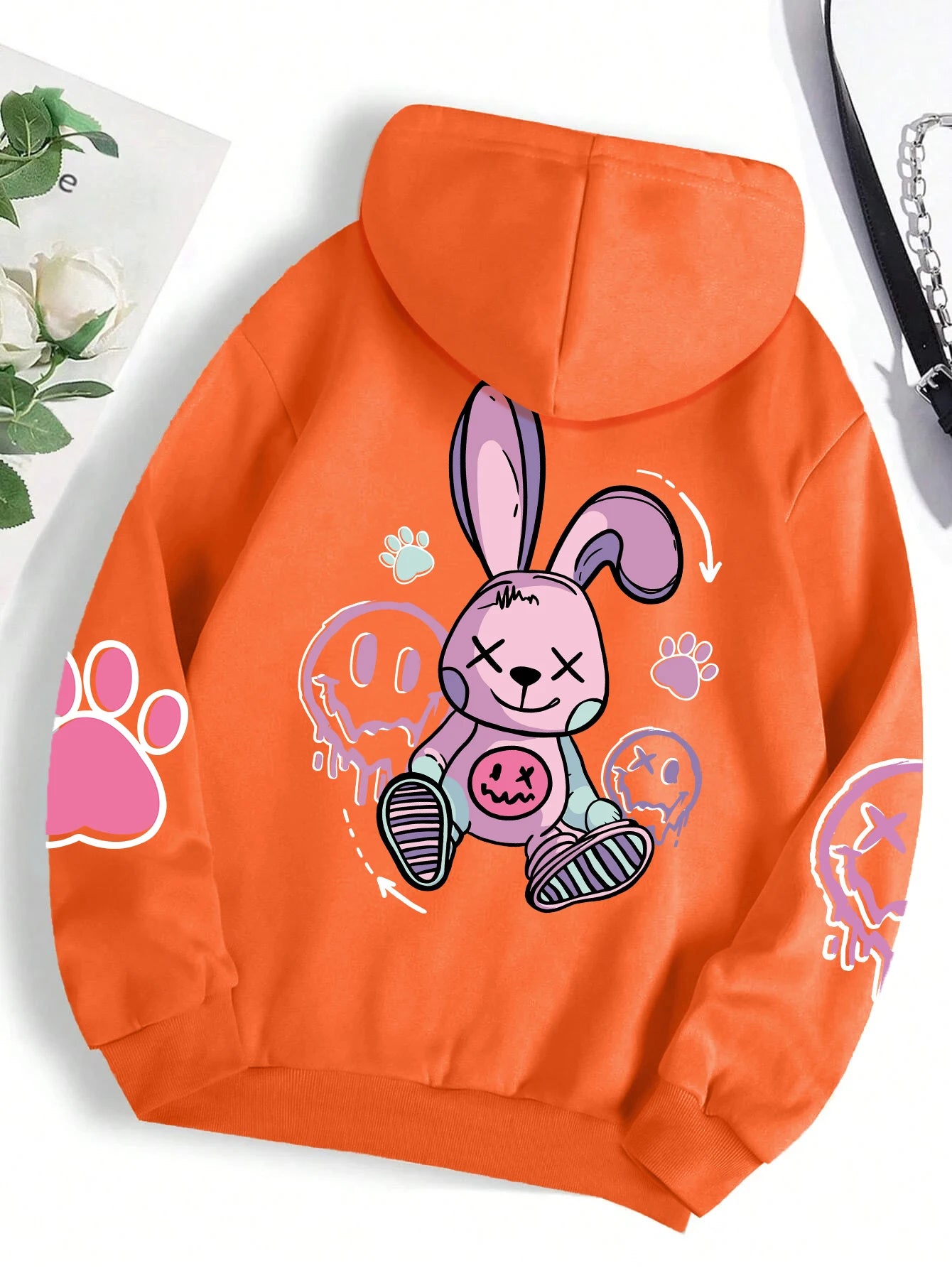 Urban Style Oversized Printed Hoodie for Women ATHLEXES