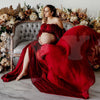 Elegant Maternity Off Shoulder Chiffon Dress ATHLEXES